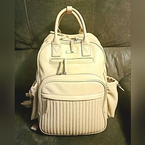 JuJuBe Million Pockets Deluxe Backpack Diaper Bag in Driftwood